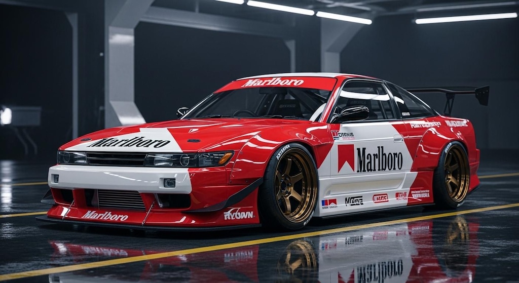 マルボロシルエイティレーシングカー