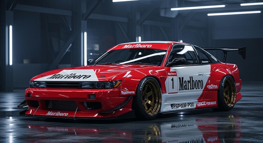 マルボロシルエイティレーシングカー