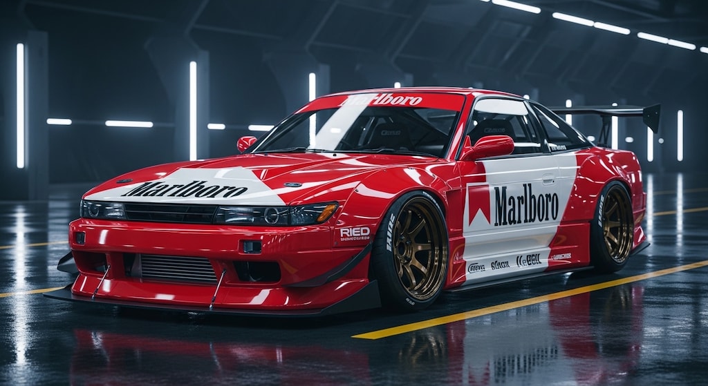 マルボロシルエイティレーシングカー