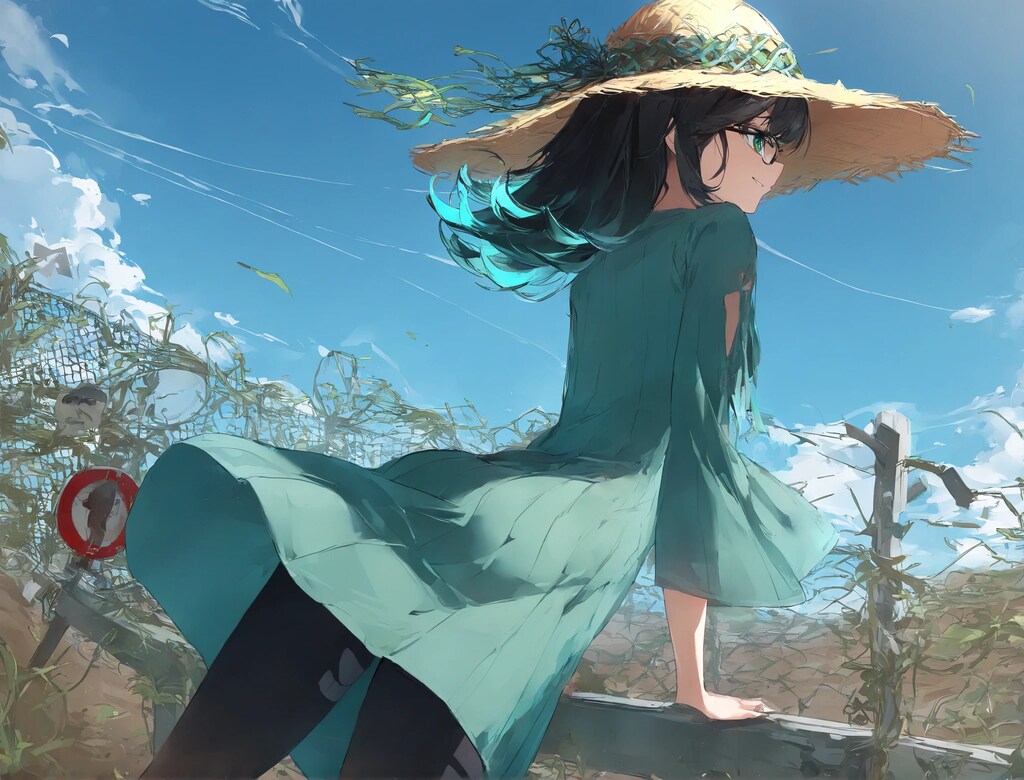 破れたフェンス