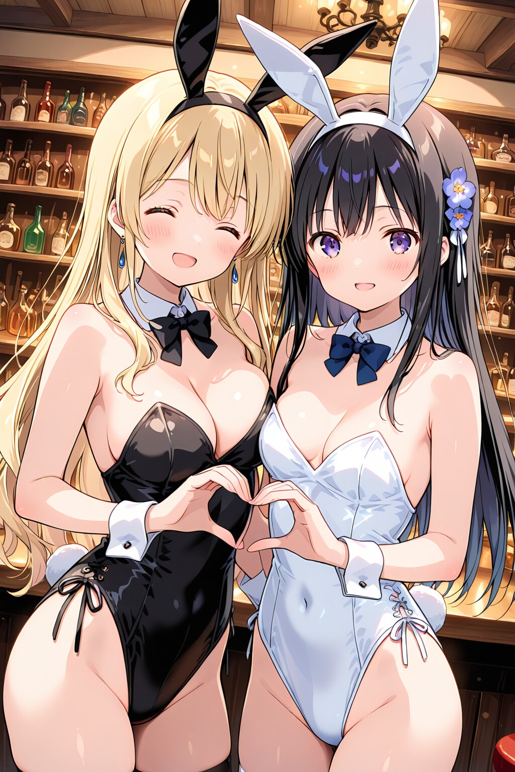バニースーツ交換