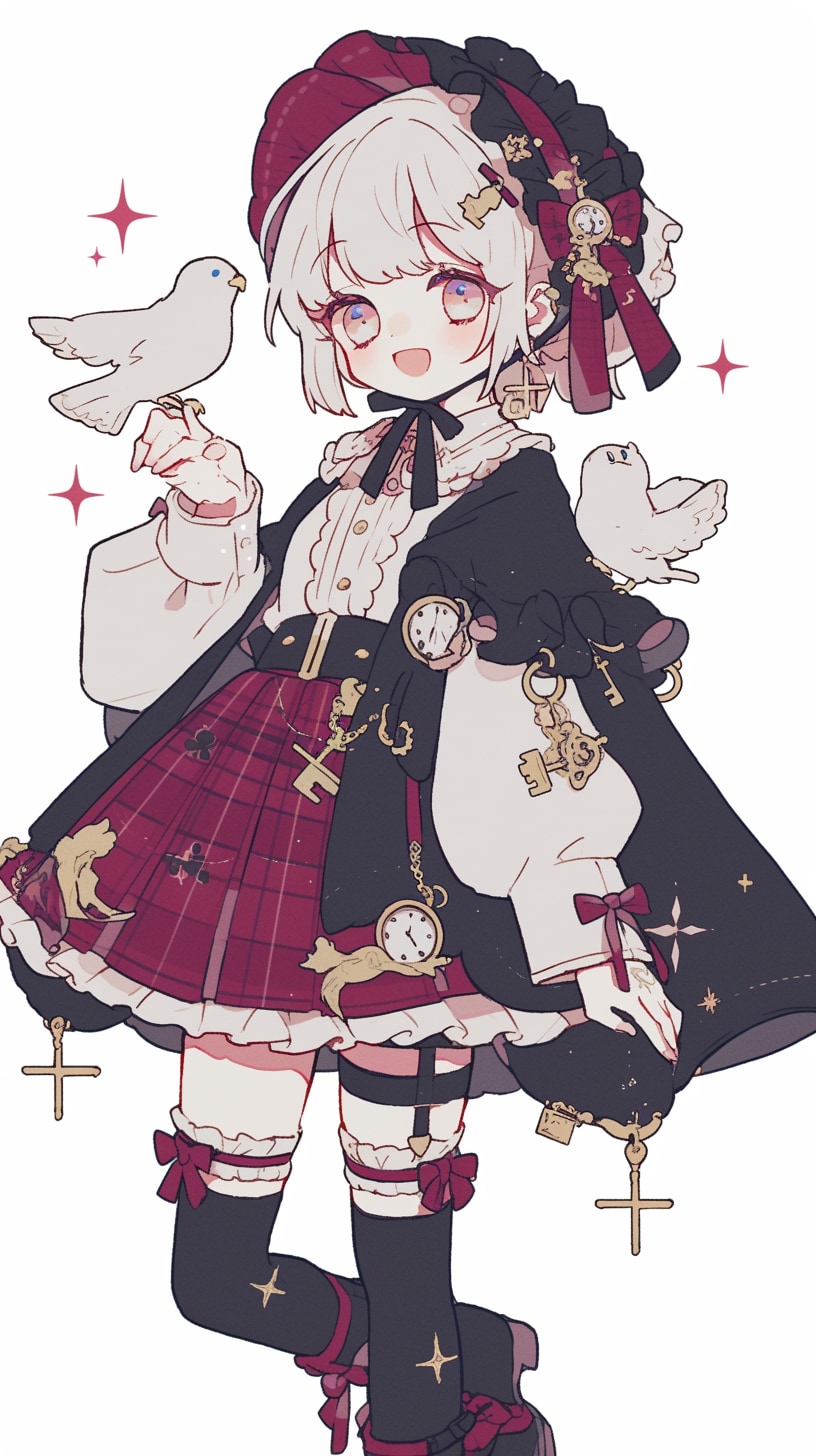 チェック✖️ロリータ | の人気AIイラスト・グラビア