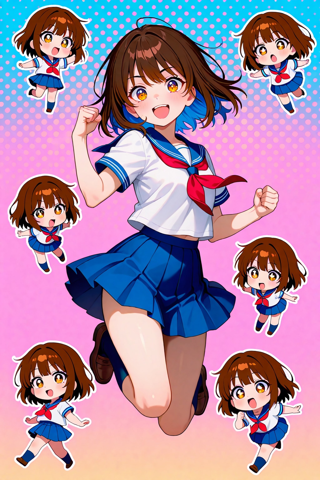 元気いっぱい！なセーラーJK！