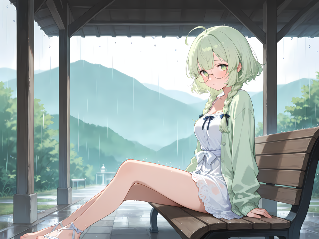 高原の東屋で【メンシ限定チラ見せ】