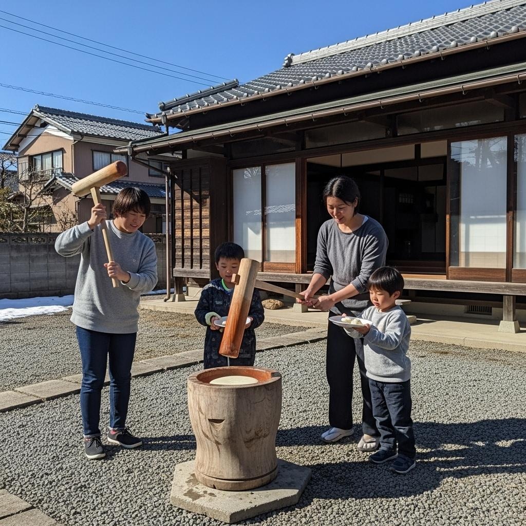 餅つき