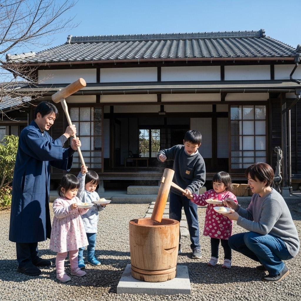 餅つき