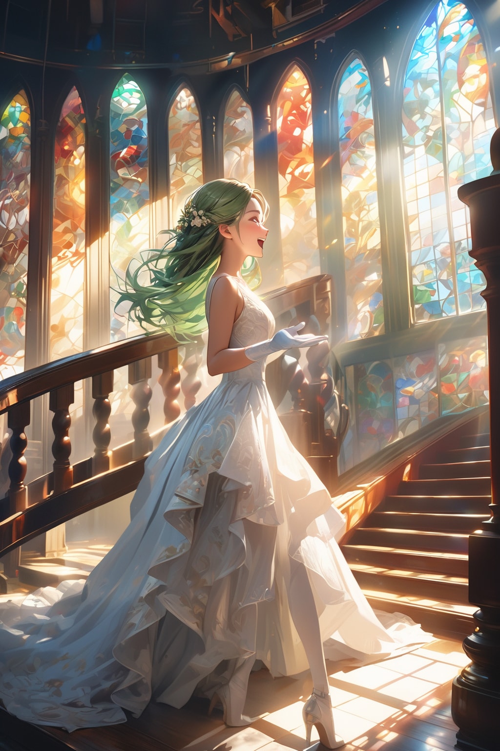 花嫁の緑髪ちゃん