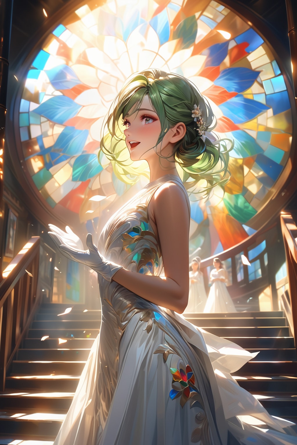 花嫁の緑髪ちゃん