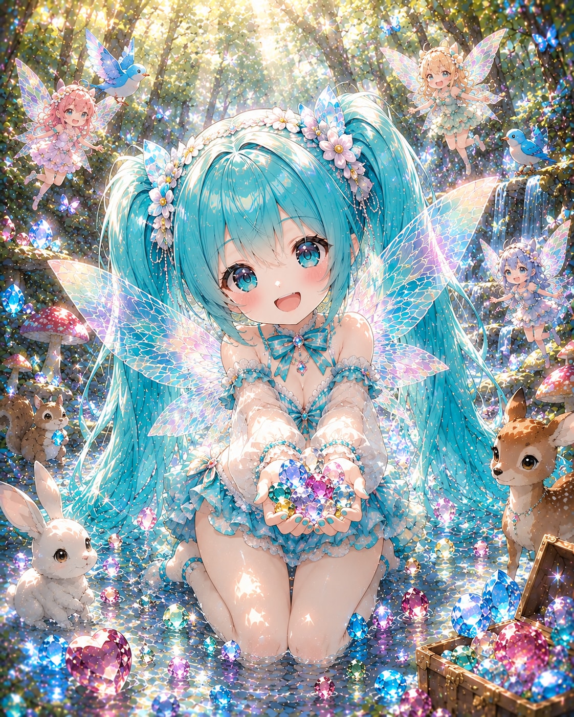 宝石の妖精さん達