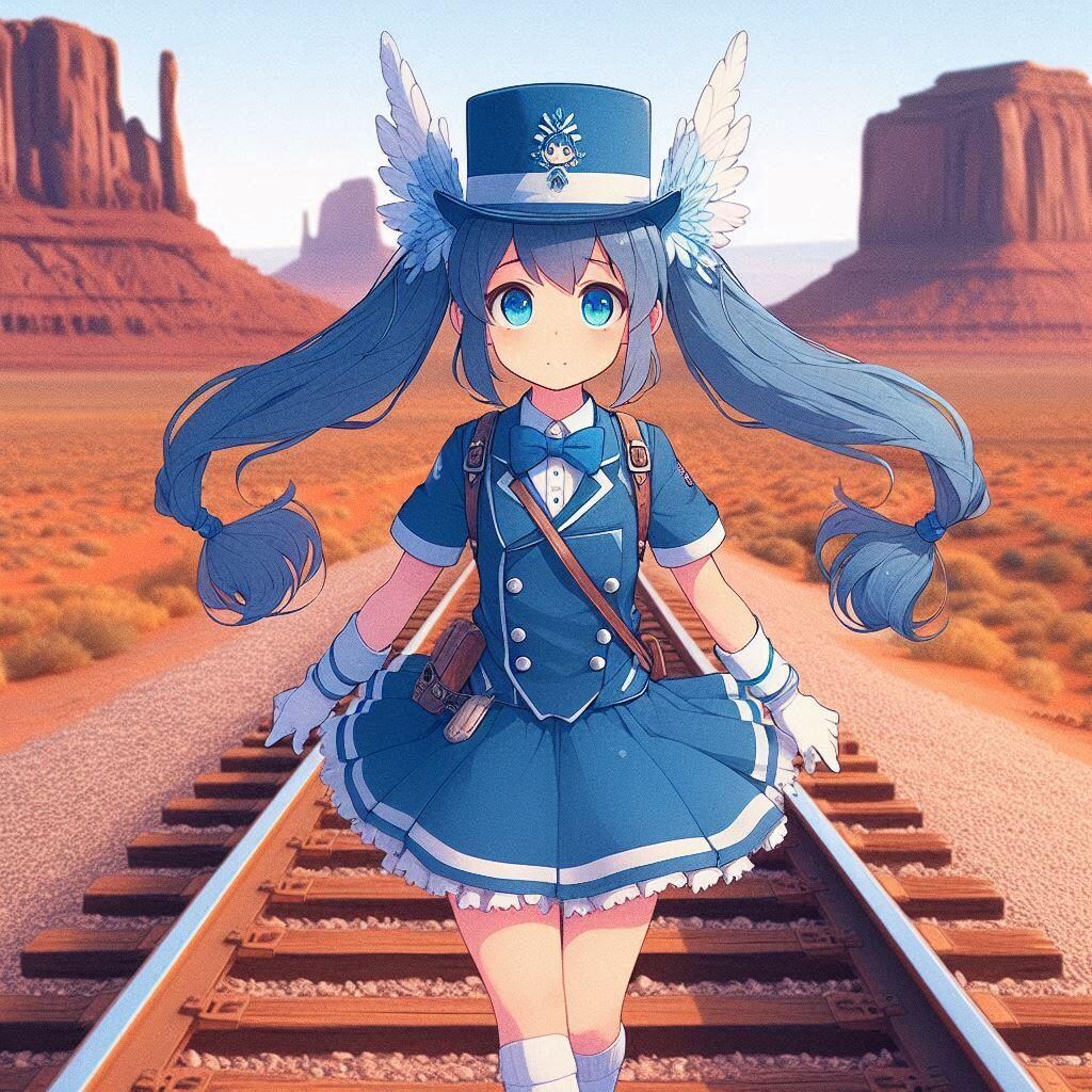 鉄道系魔法少女イオニア＆ラーラ　海外旅行中♪・・・139