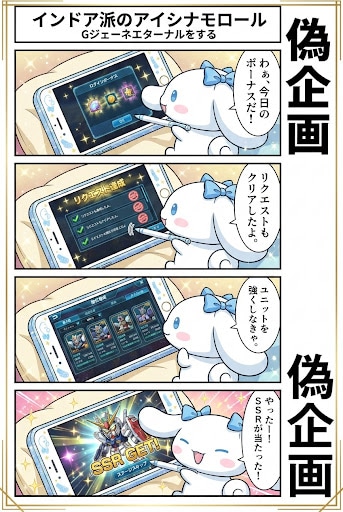 偽企画　シナモロール　Ｇジェーネエターナル | の人気AIイラスト・グラビア