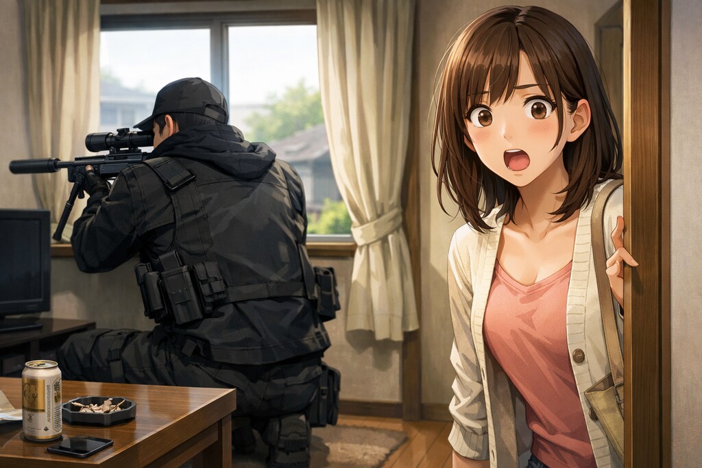 実家にいる知らんヒットマン