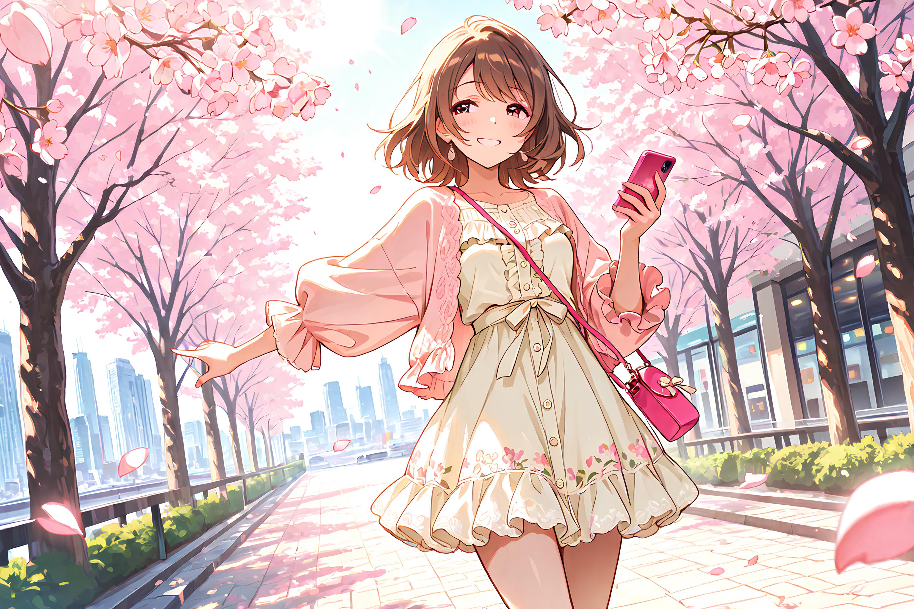 お花見は月曜に限る♪ | の人気AIイラスト・グラビア