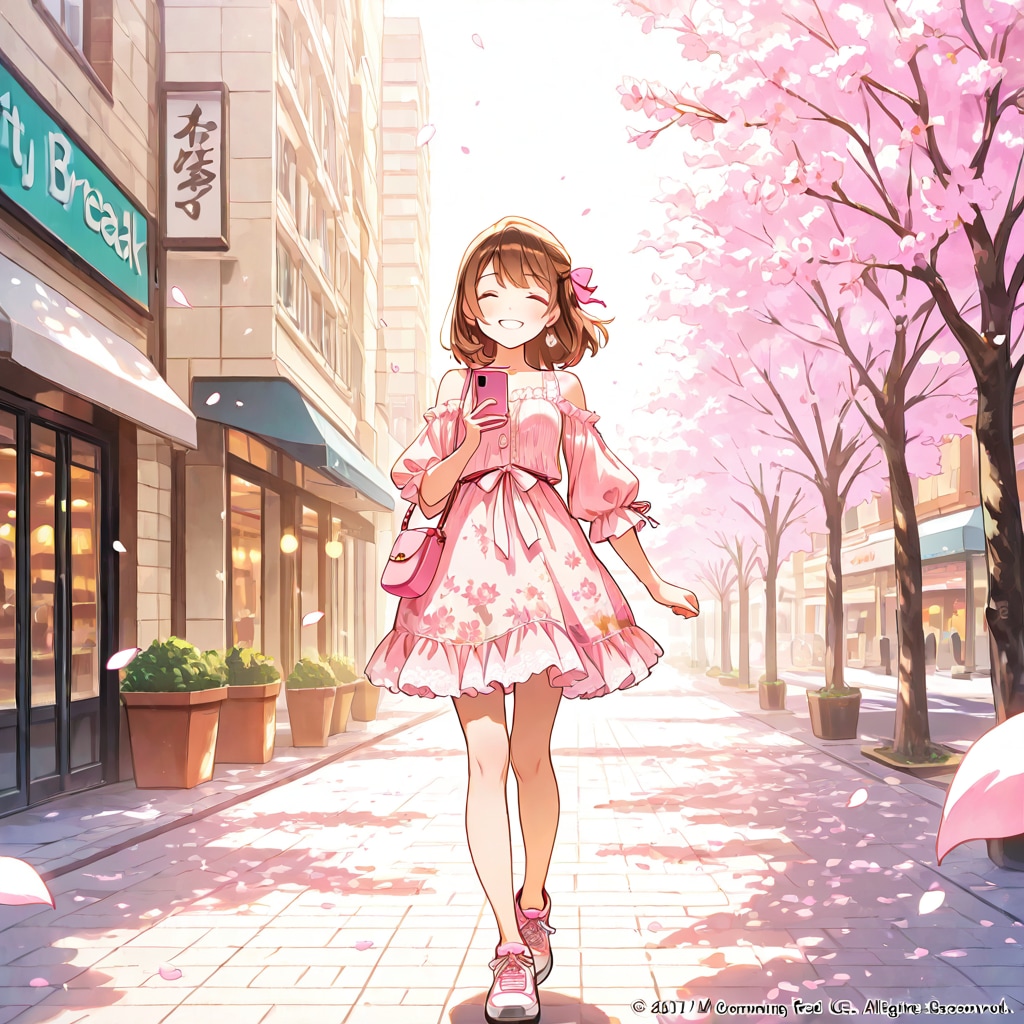 お花見は月曜に限る♪