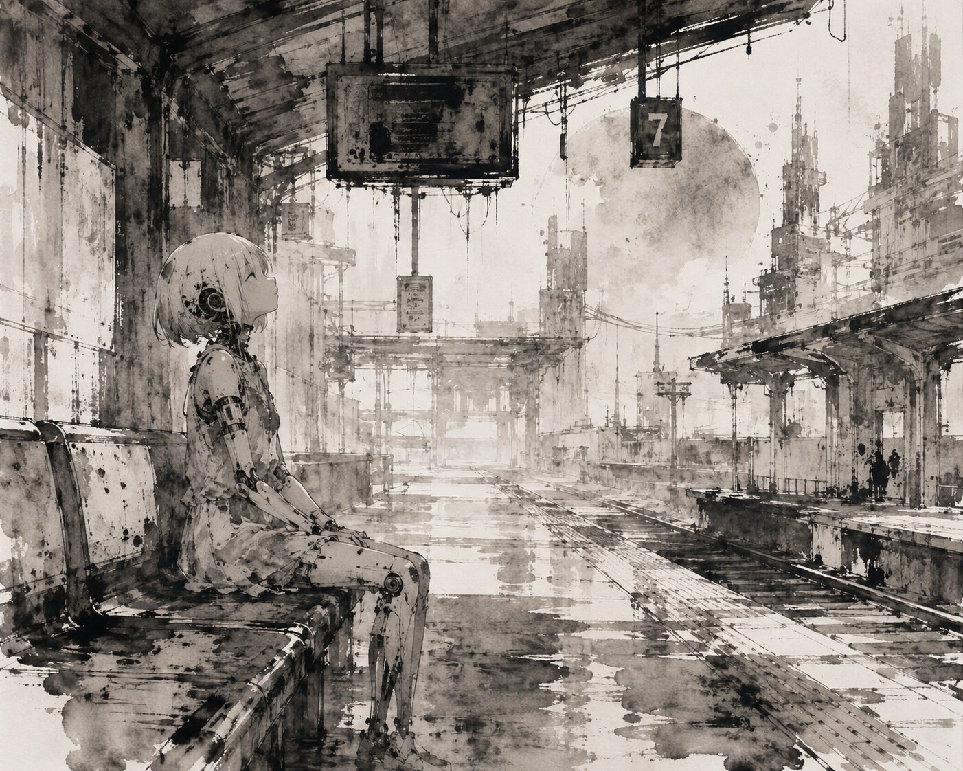 水墨画