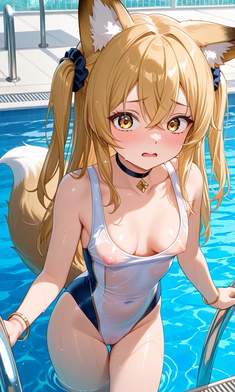 ミラ　透け水着