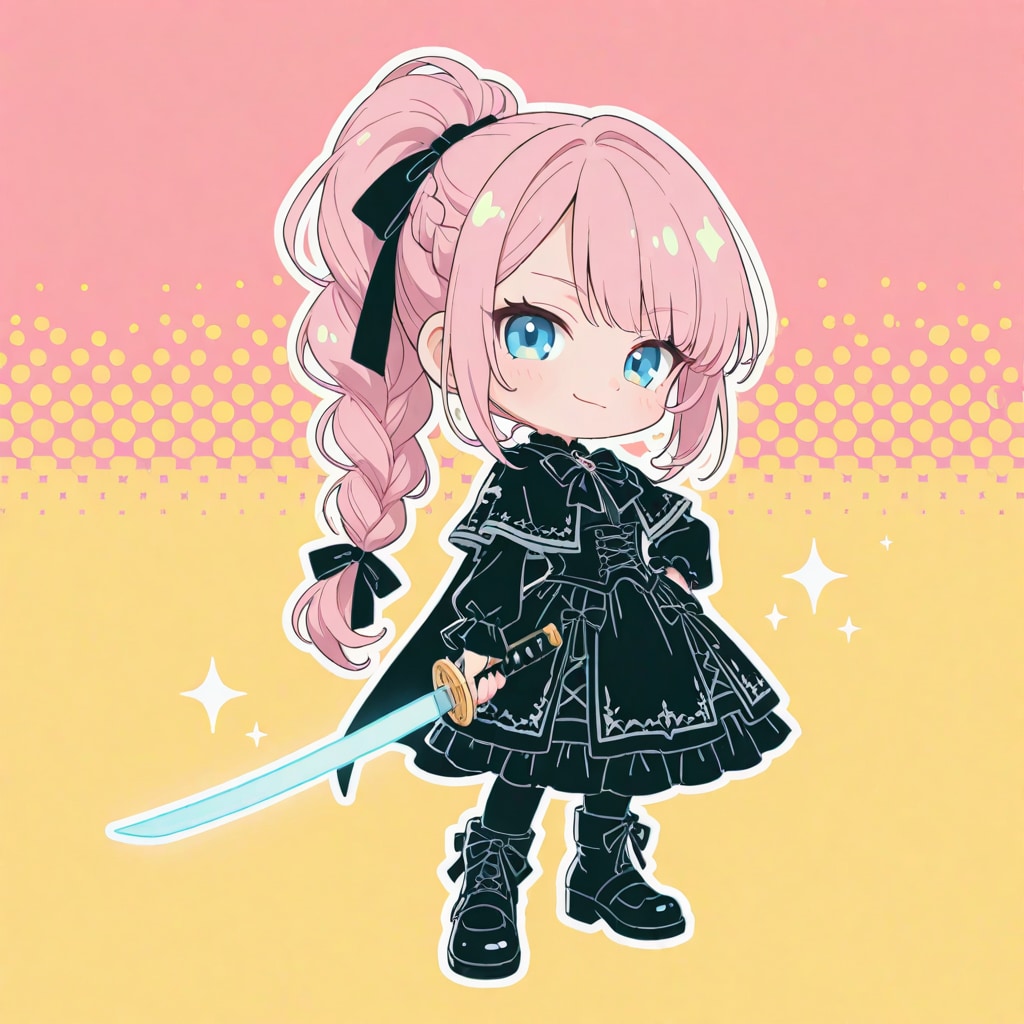 ゴシックちび剣士 | の人気AIイラスト・グラビア