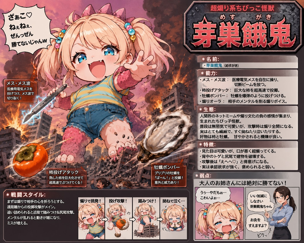 のんちゃん大怪獣化