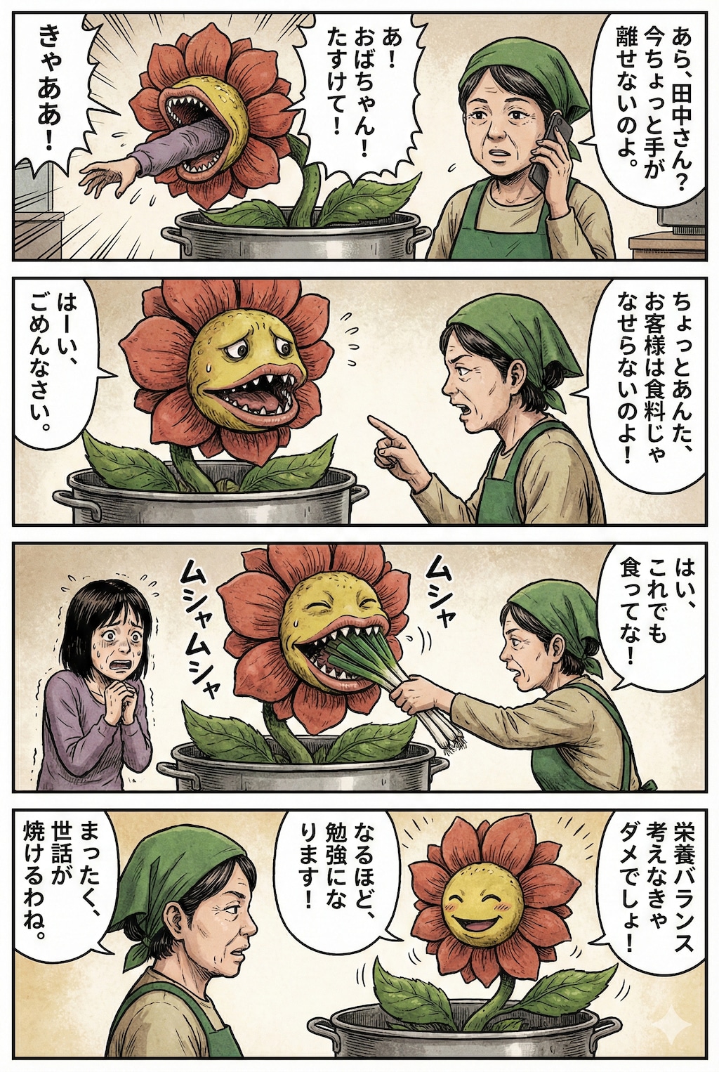 人喰い花の対処法