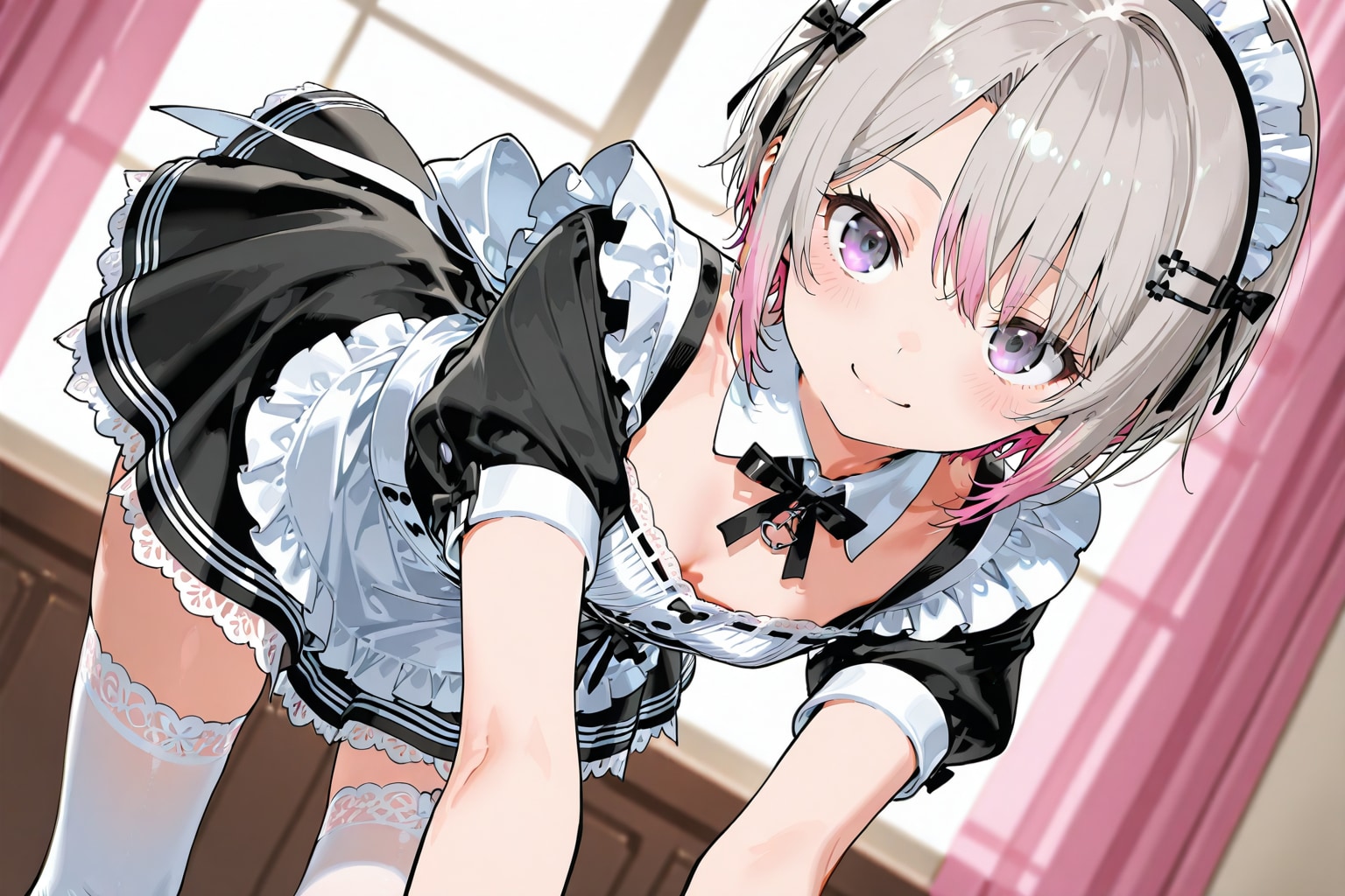 メイドさんだゾ-。 | の人気AIイラスト・グラビア