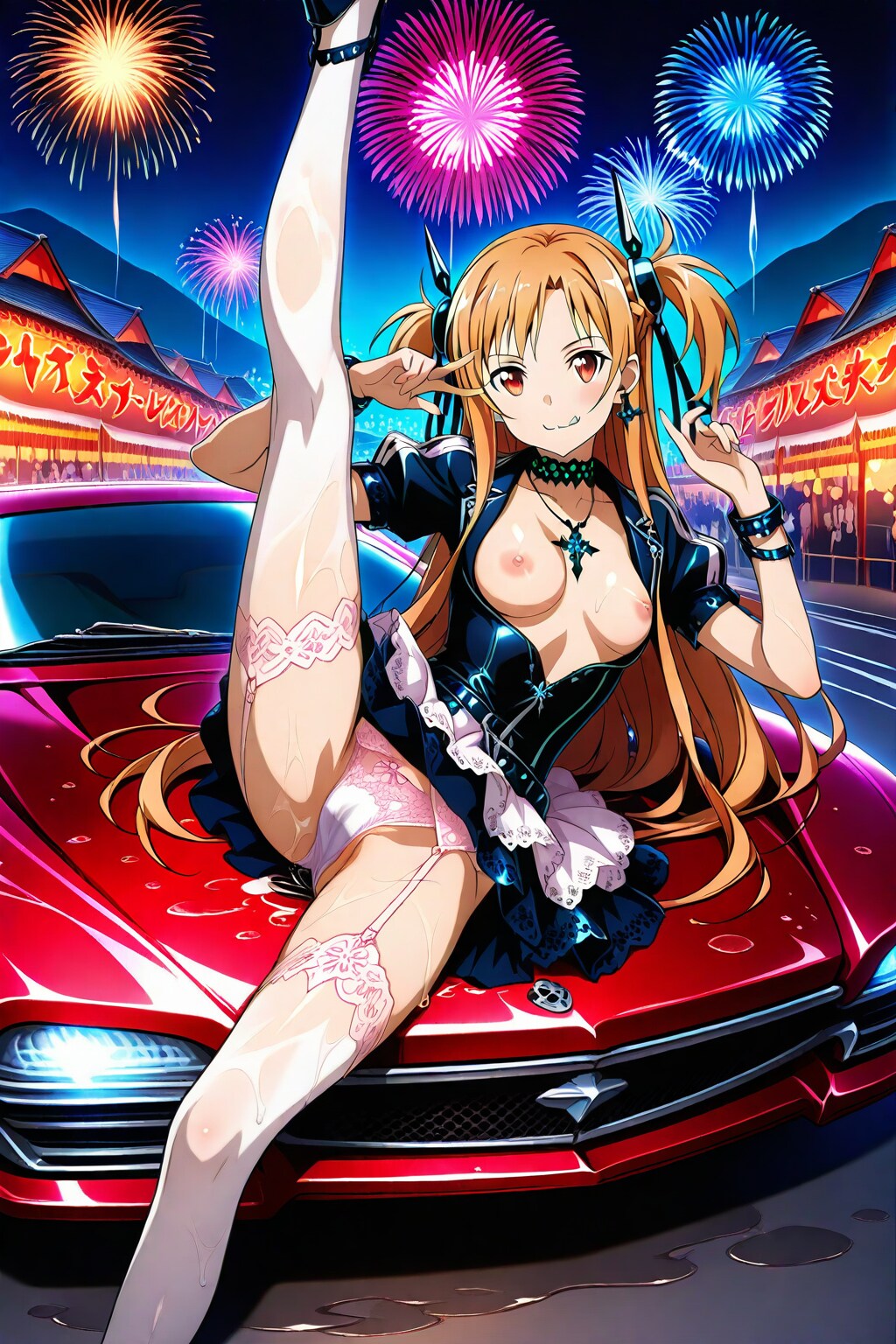 高級車とSAOの子