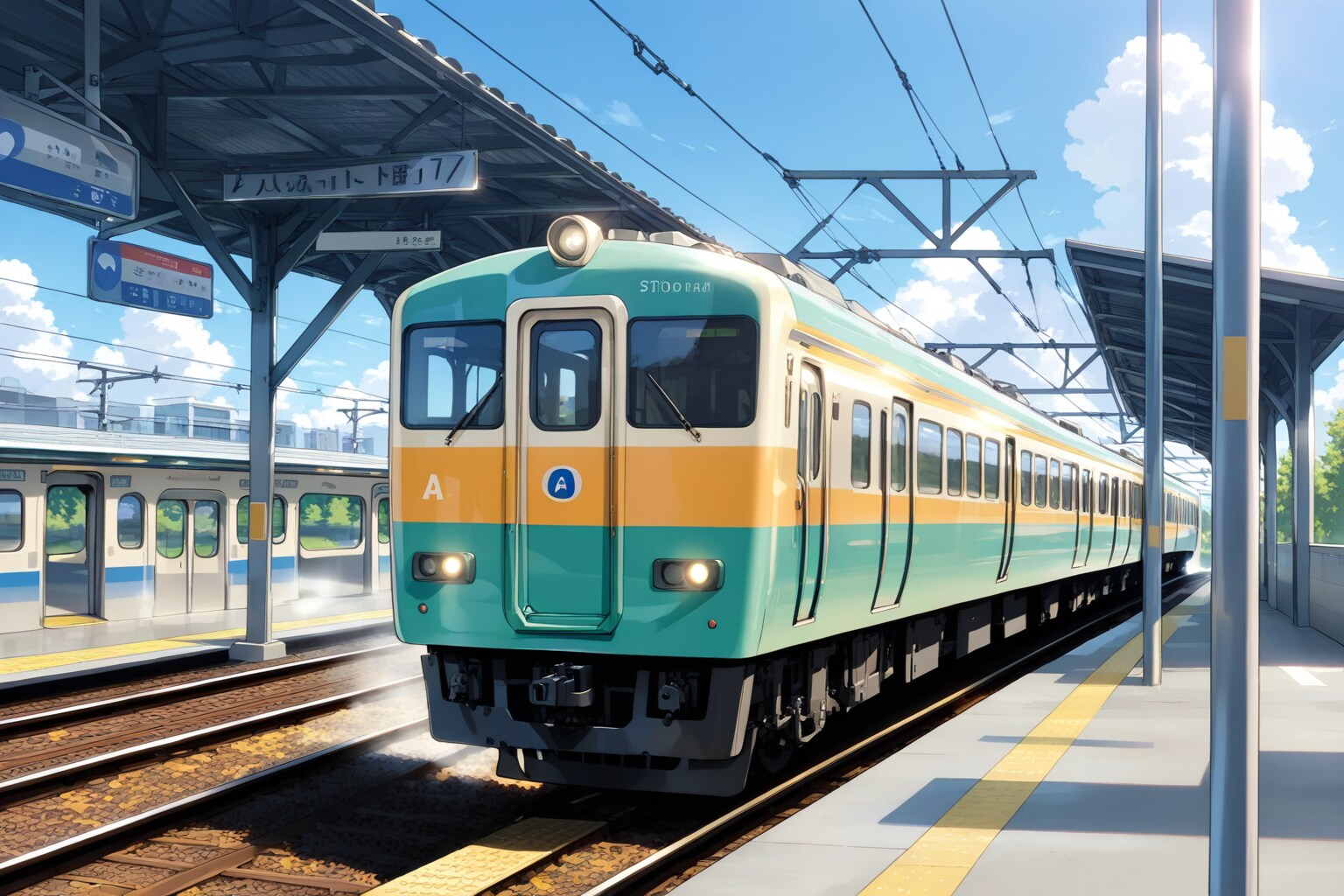 あの電車に乗れば、どこか遠くに・・・ | の人気AIイラスト・グラビア