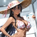 麦わら花柄ビキニ 12枚目