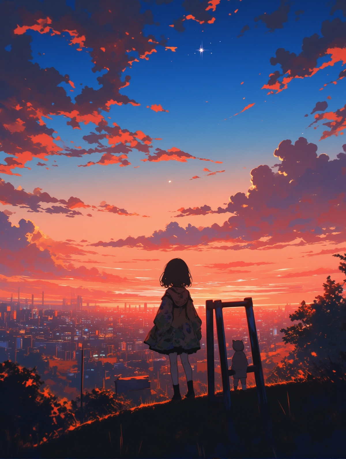 秋の夕日_13 | の人気AIイラスト・グラビア