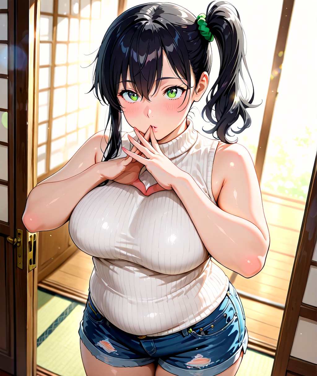 ちょっと太めの可愛いおばさん