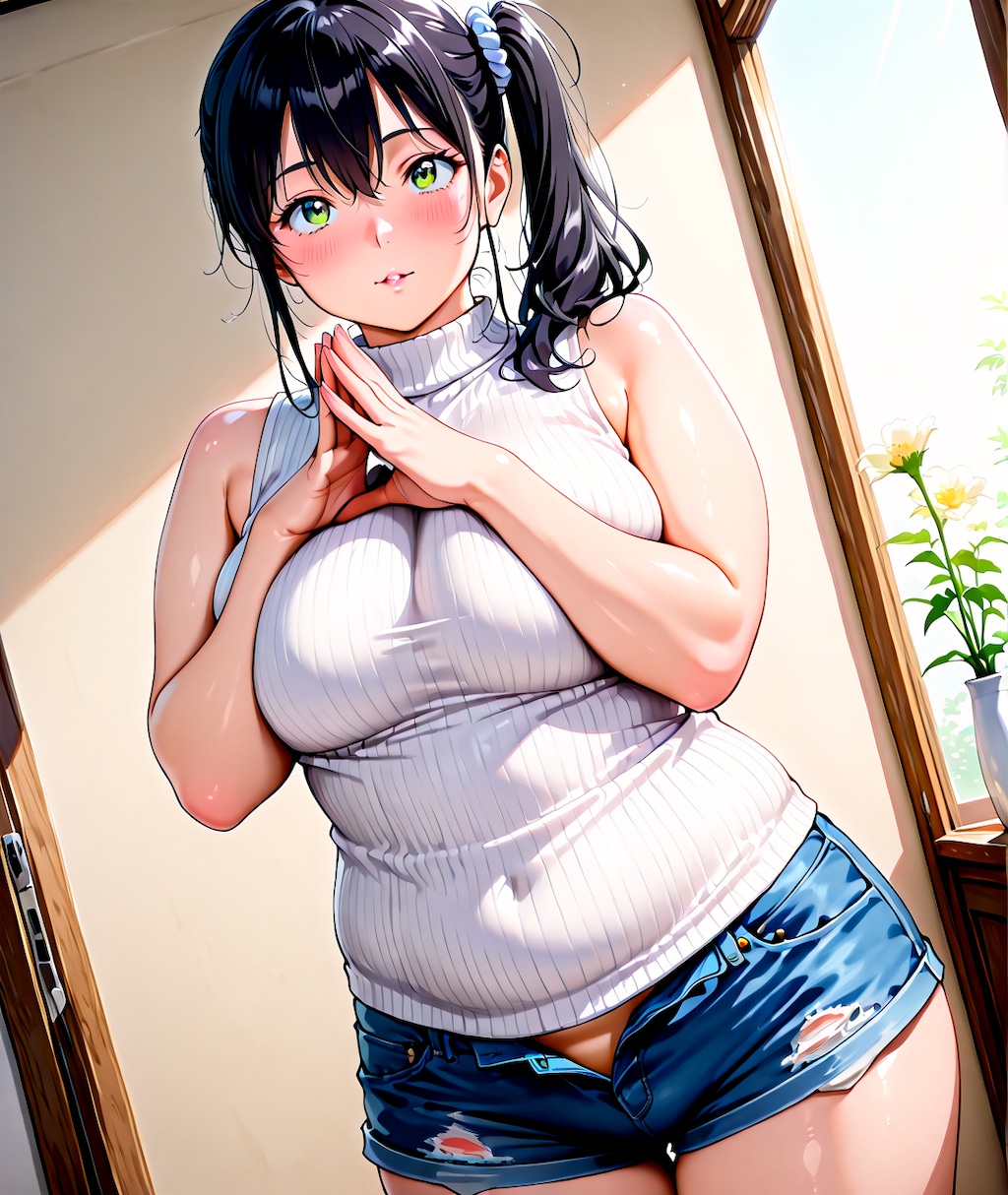 ちょっと太めの可愛いおばさん