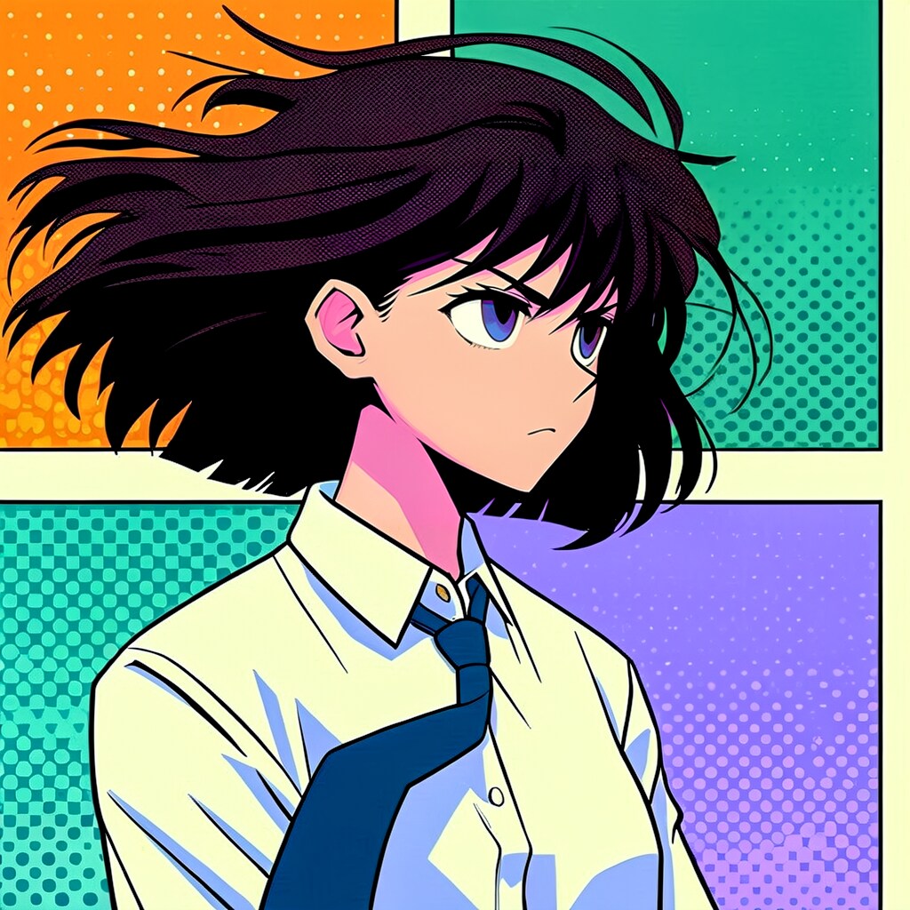 カラフルな少女