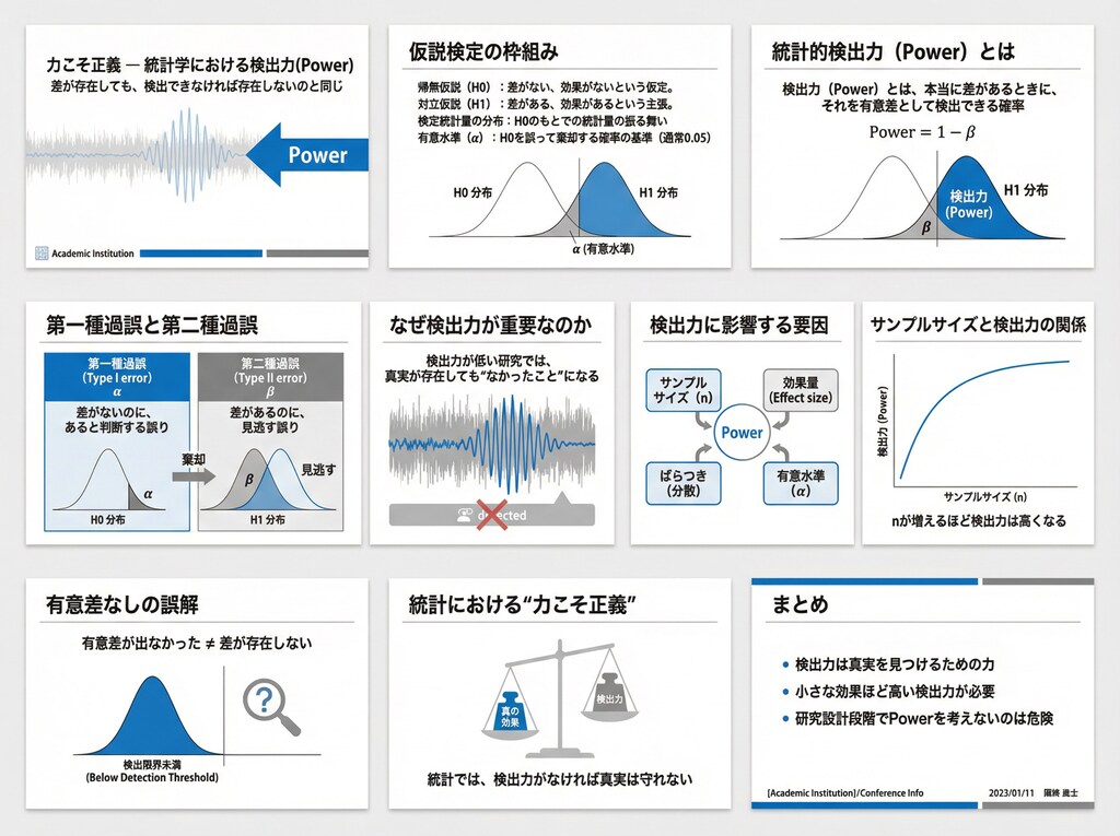 統計学における検出力(Power)