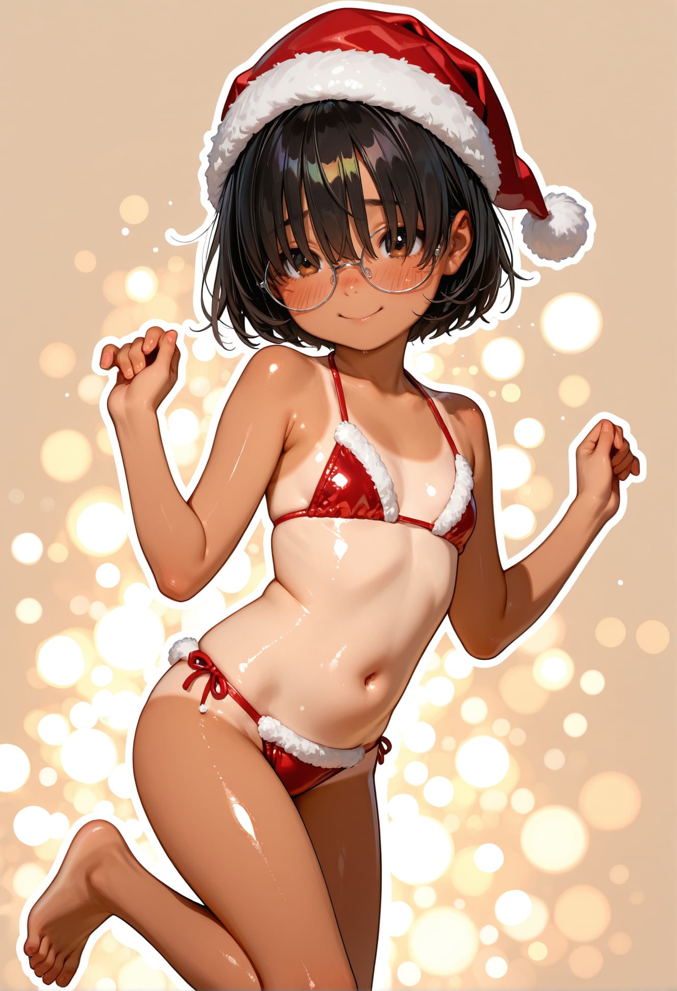 ゆいちゃんサンタビキニ。