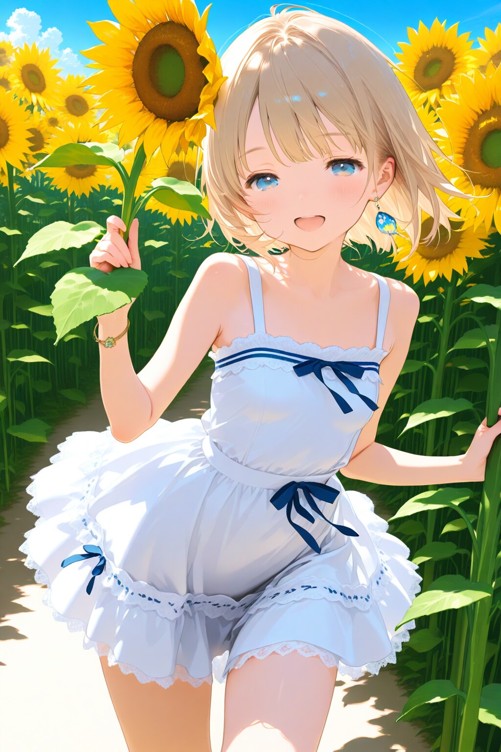 DRAGONひまわり畑 | の人気AIイラスト・グラビア