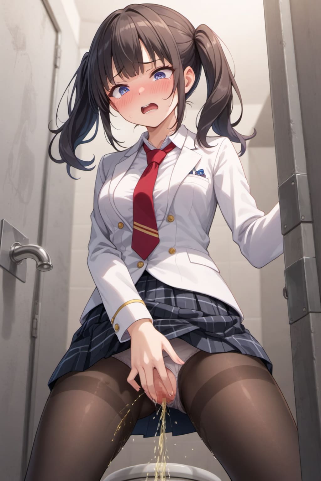 限界過ぎて破って放尿