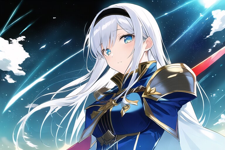 流し目の女騎士