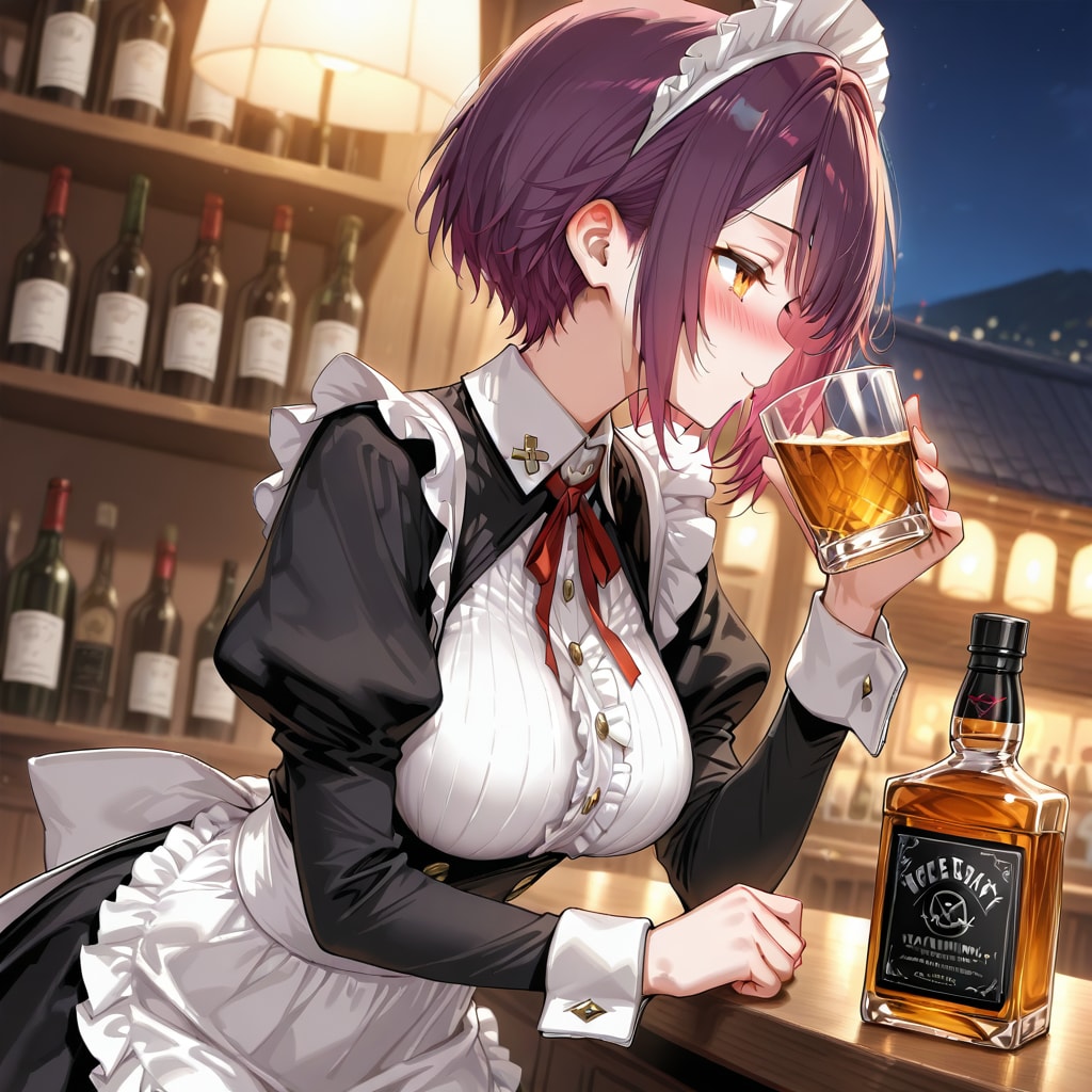 こんばんは～（挨拶メイドの芽衣ちゃん）