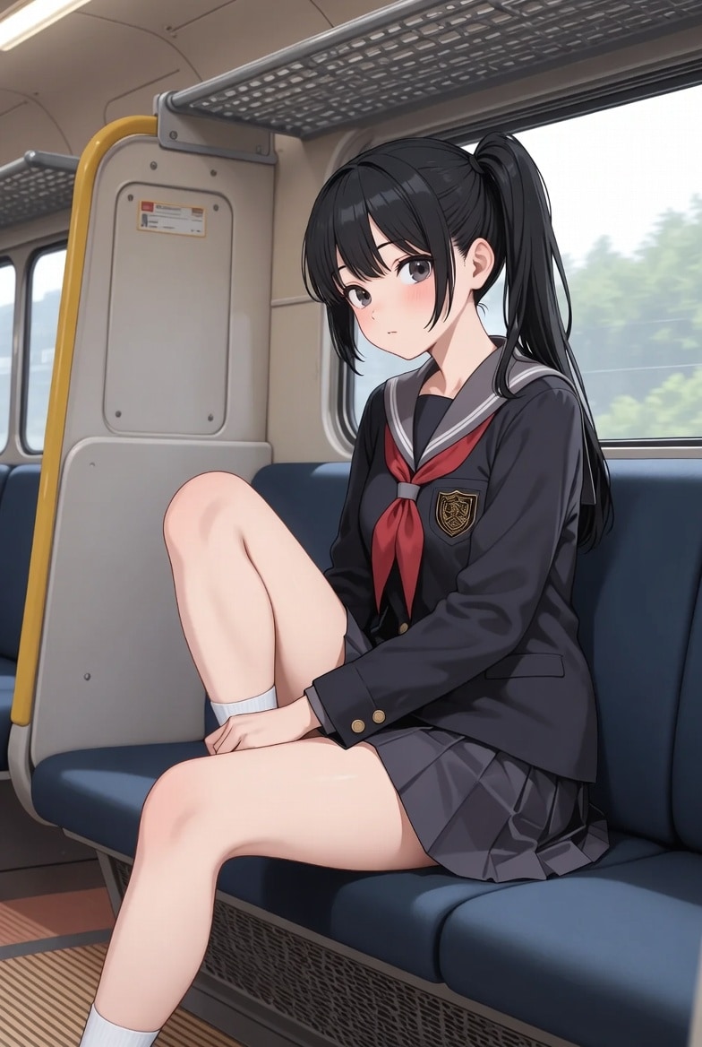 電車の中