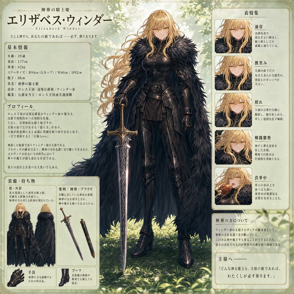 エリザベスのプロフィール