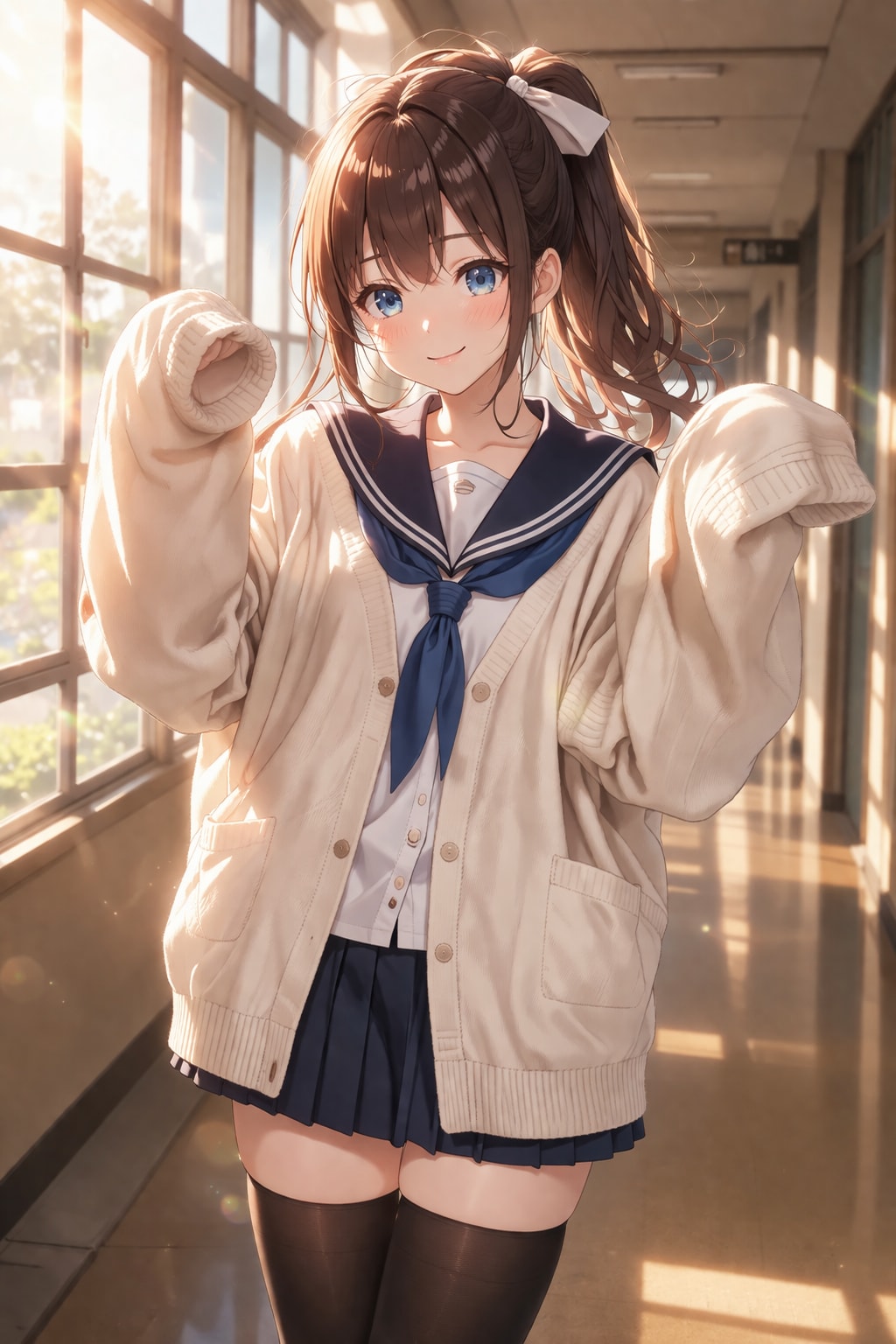 ブカブカ カーディガン