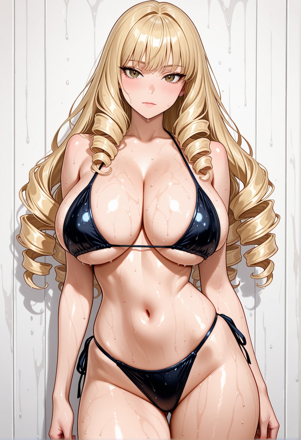 没にした金髪縦ロールお嬢様