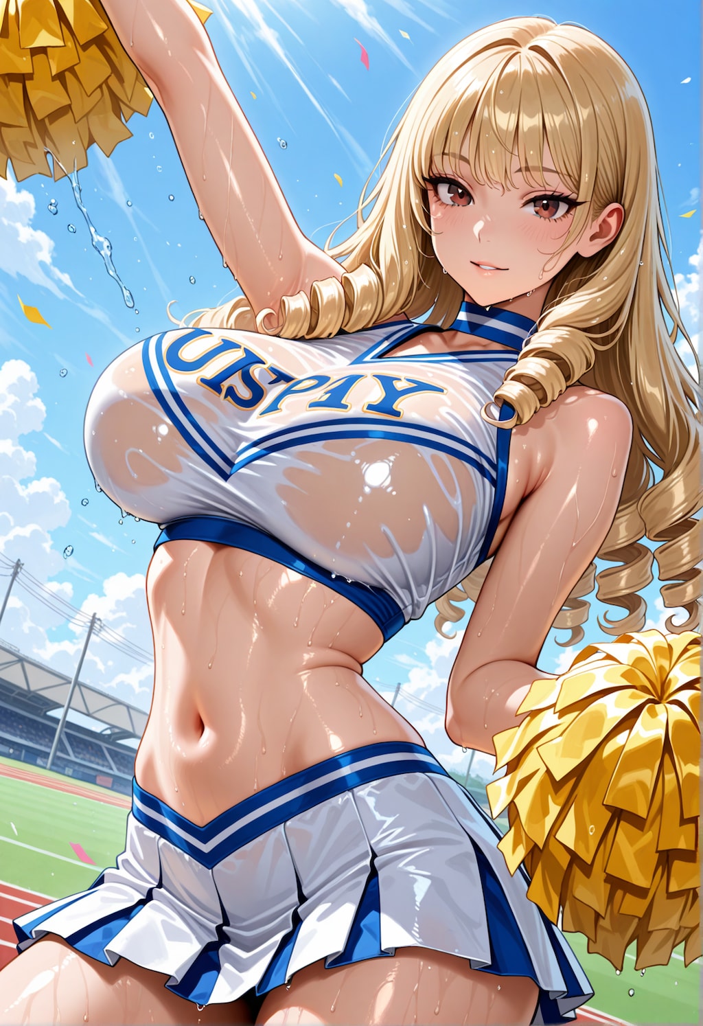 没にした金髪縦ロールお嬢様