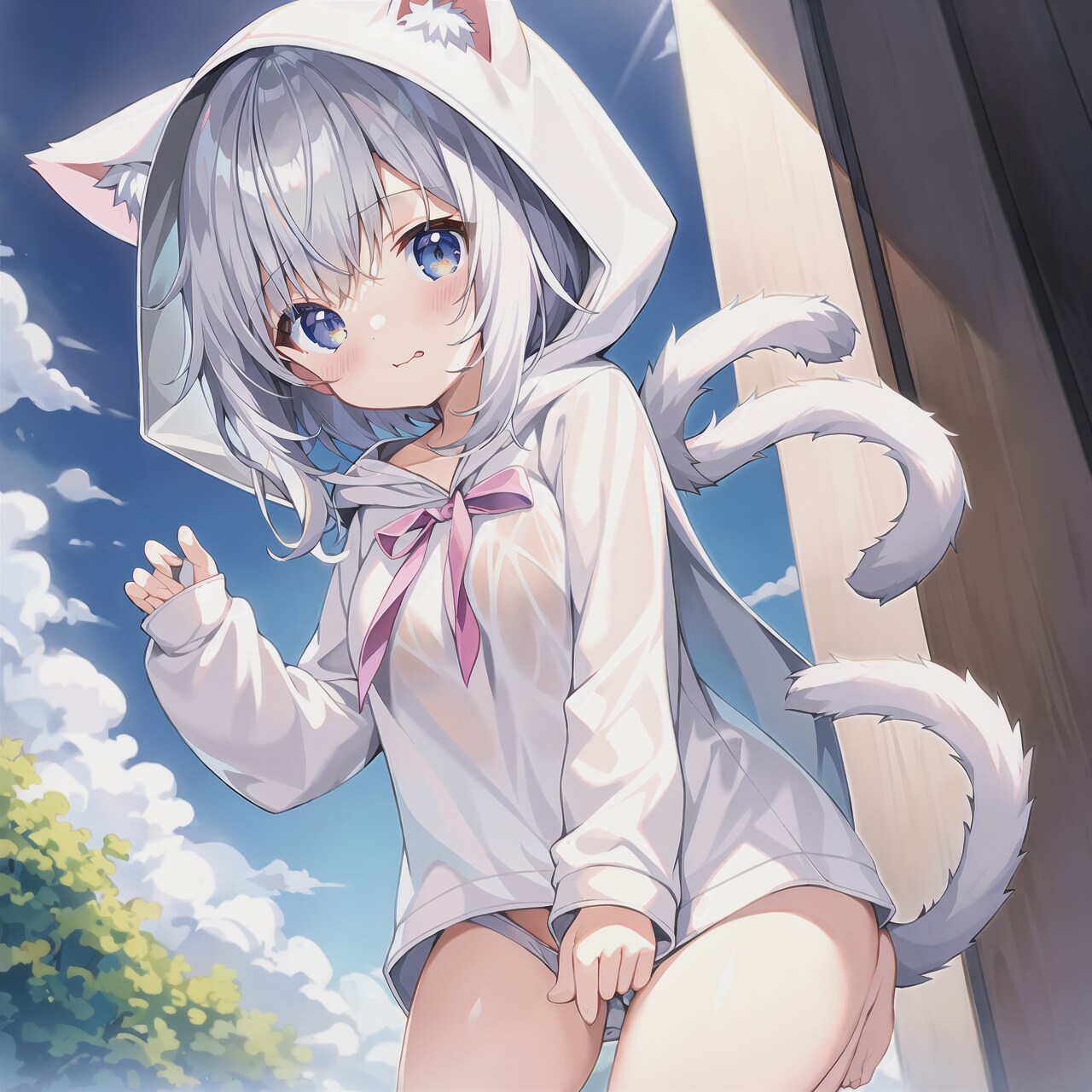 しろいねこみみ