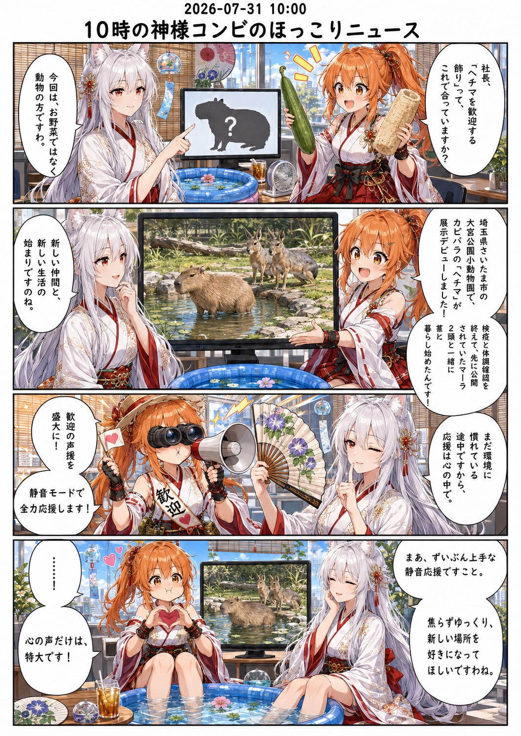 毎日漫画　10時　ほっこりニュース