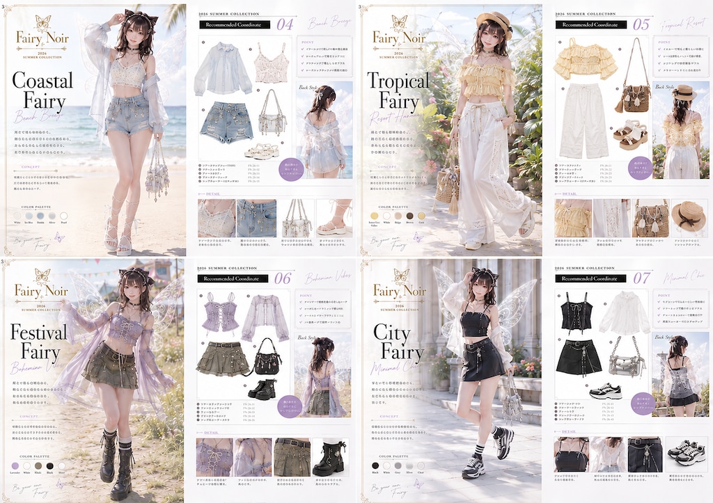 妖精👗夏コーデ