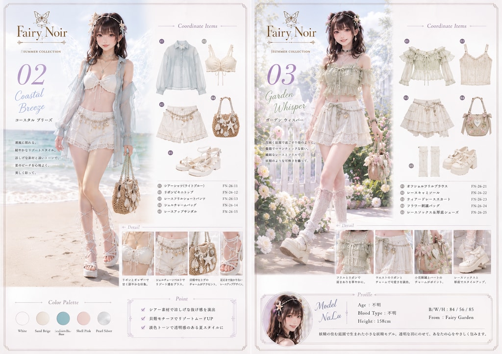 妖精👗夏コーデ