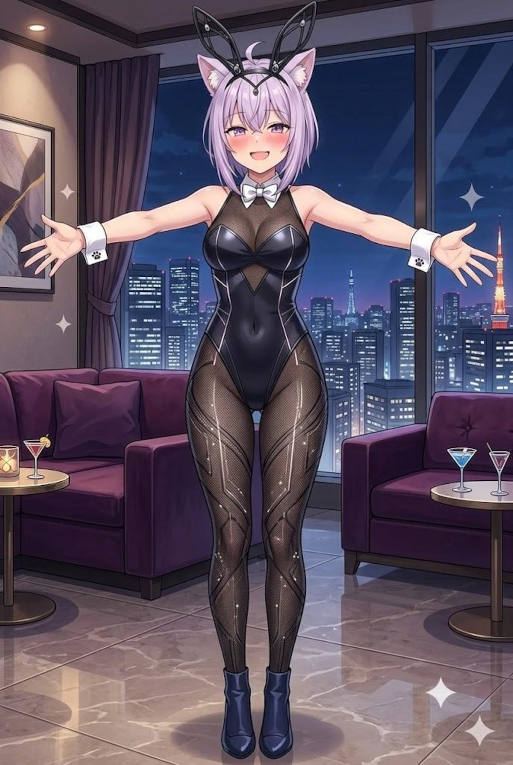 パパ、お誕生日おめでとうにゃ。