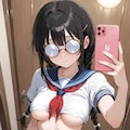 アプリがやれって言ったら何でもやるメガネっ娘 2枚目