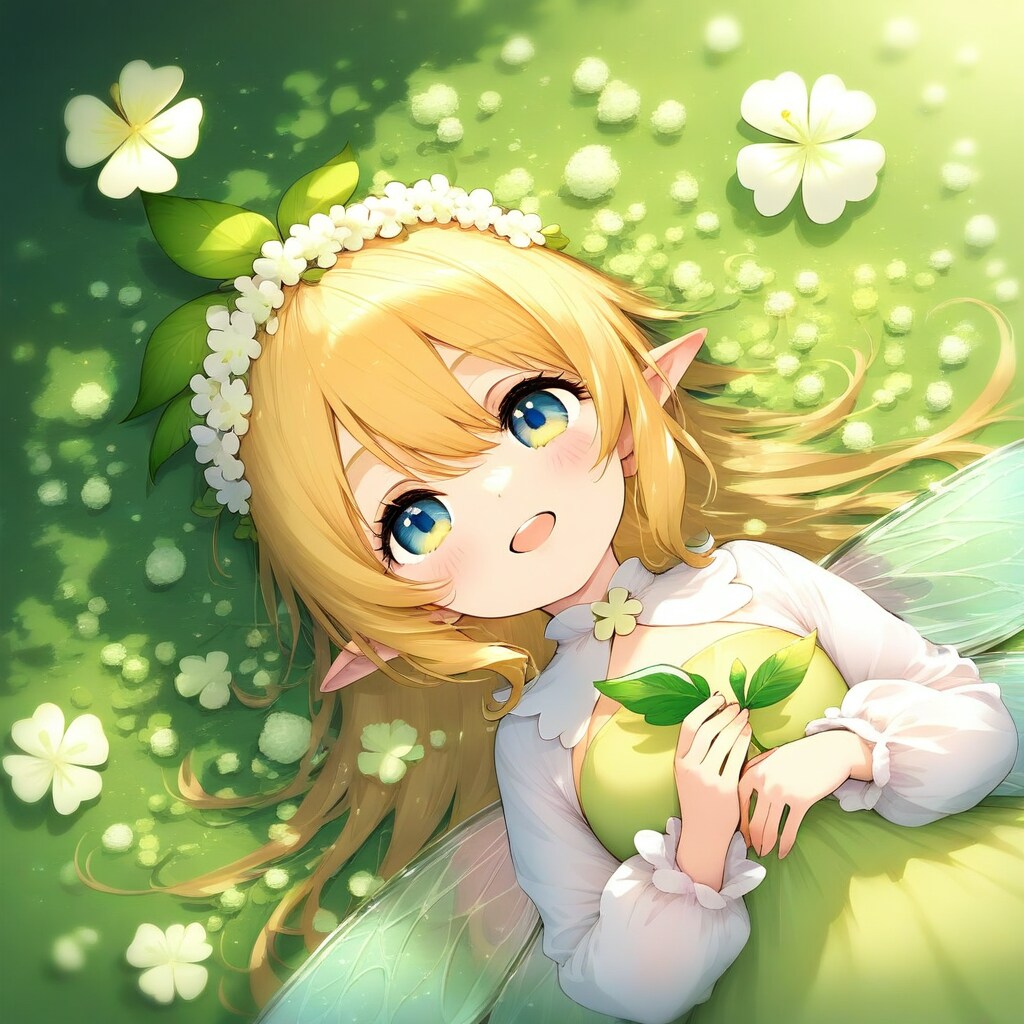 野原でごろん♪