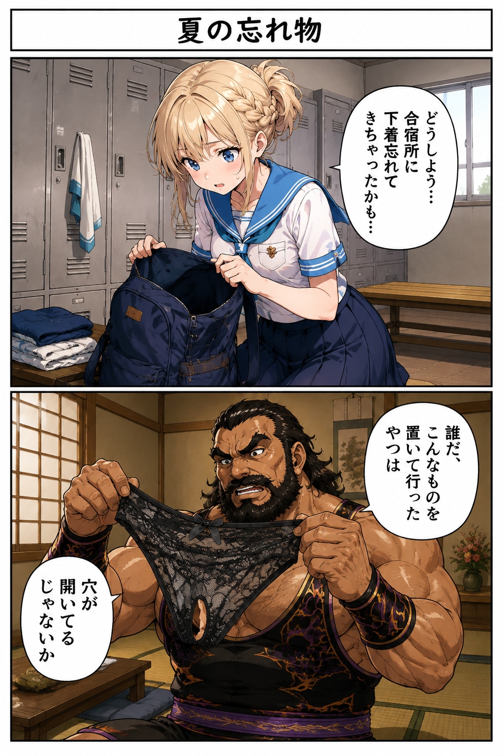 夏合宿の忘れ物
